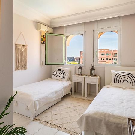 Appartamento Charming 2-Bed Oasis Pool View Marrakesh Esterno foto